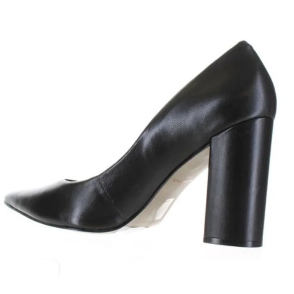 Massimo Matteo Anna Black Pumps Heels Shoes Quiet Luxury Career Professional